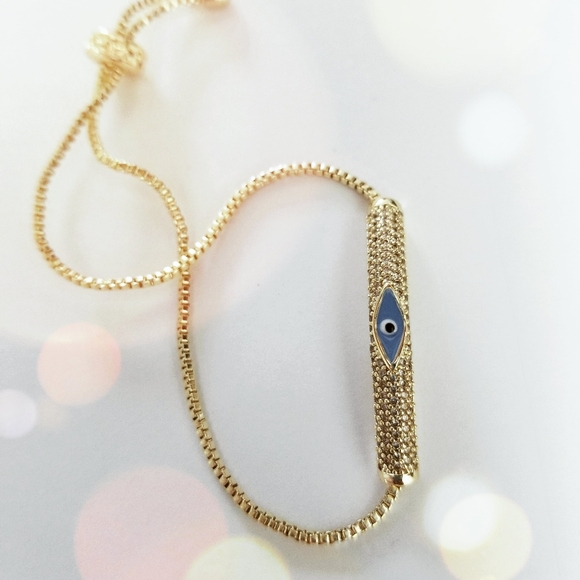 Turkish Evil Eye Bracelet - Picture 2 of 3